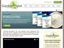Tablet Screenshot of gardenspotdist.com